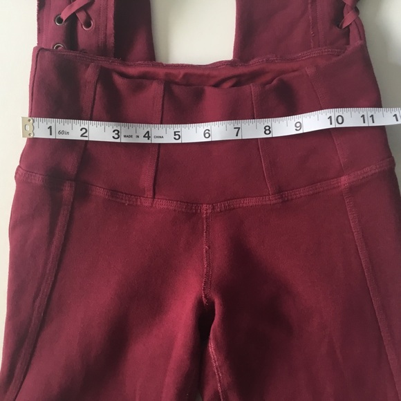 Free People Movement XS Pixi Lace Up Leggings High Rise EUC - Picture 11 of 15
